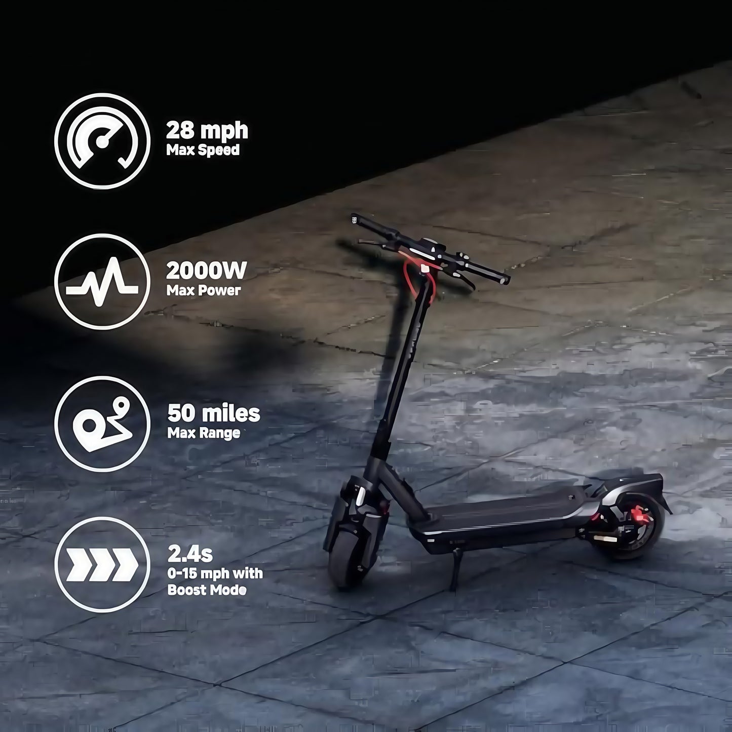 ⚡️ Flash Sale! 55% off for a limited time today! 2000W Dual Drive + 80km of range — redefining the standard for long-distance commuting!